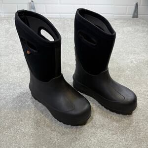 Bogs Kids Neo Classic Solid 3 Season Boots Snow Winter Black Youth 2